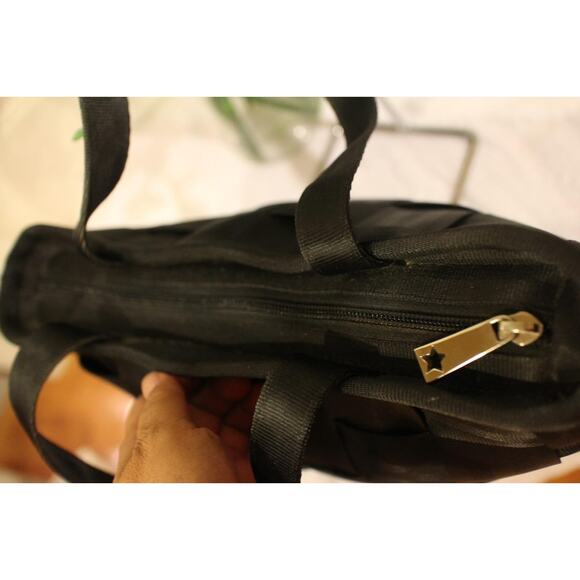 (Z) HARVEY'S seatbelt BLACK SHOULDER bag purse (100 - Picture 9 of 11